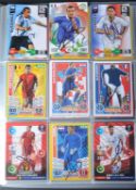 A COLLECTION OF SIGNED FOOTBALL TRADING CARDS