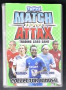 ASSORTMENT OF SIGNED AND UNSIGNED TOPPS MATCH ATTAX CARDS