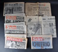 GREAT TRAIN ROBBERY - ORIGINAL NEWSPAPERS