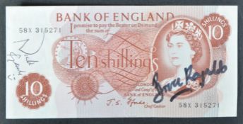 GREAT TRAIN ROBBERY - BRUCE REYNOLDS (1931-2013) - SIGNED BANK NOTE