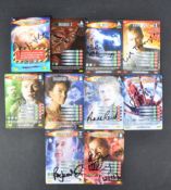 DOCTOR WHO - SERIES 1-4 - AUTOGRAPHED TRADING CARDS