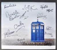 DOCTOR WHO - AUTOGRAPHS - MULTI-SIGNED 13X14