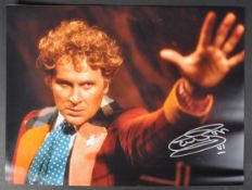 DOCTOR WHO - COLIN BAKER - SIGNED 16X12