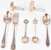 ASSORTMENT OF HALLMARKED SILVER FLATWARE