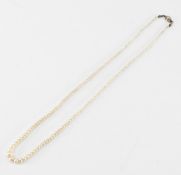 VICTORIAN PEARL & DIAMOND NECKLACE