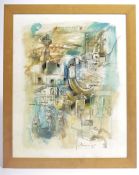 MIXED MEDIA ON BOARD CONCEPT ART PAINTING FOR LIGHTERS