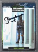 ESTATE OF JEREMY BULLOCH - STAR WARS - SIGNED TRADING CARD