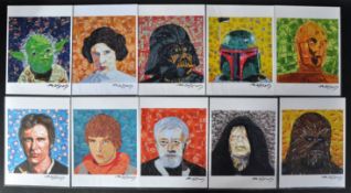 ESTATE OF JEREMY BULLOCH - STAR WARS - ARTWORK - MIKE COFFEY