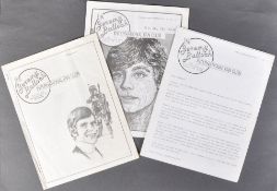 ESTATE OF JEREMY BULLOCH - INTERNATIONAL FAN CLUB EPHEMERA