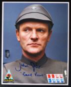 ESTATE OF JEREMY BULLOCH - STAR WARS - JULIAN GLOVER AUTOGRAPH