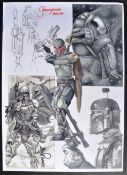 ESTATE OF JEREMY BULLOCH - STAR WARS - SIGNED ARTWORK