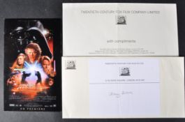 ESTATE OF JEREMY BULLOCH - STAR WARS - PREMIERE TICKET