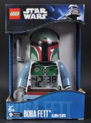 ESTATE OF JEREMY BULLOCH - STAR WARS LEGO - BOBA FETT CLOCK