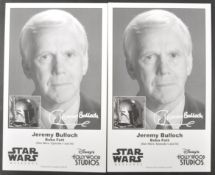 ESTATE OF JEREMY BULLOCH - STAR WARS WEEKENDS CARDS