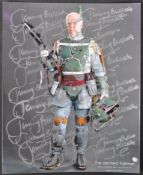 ESTATE OF JEREMY BULLOCH - MULTI-SIGNED BOBA FETT PHOTOGRAPH