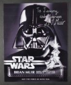 ESTATE OF JEREMY BULLOCH - STAR WARS - BRIAN MUIR AUTOGRAPH