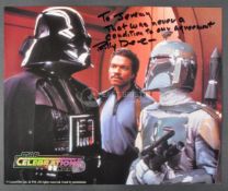 ESTATE OF JEREMY BULLOCH – STAR WARS - CELEBRATION II SIGNED PHOTO