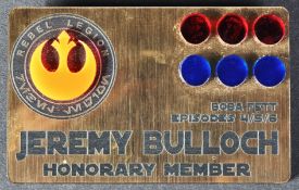 ESTATE OF JEREMY BULLOCH - STAR WARS - REBEL LEGION BADGE
