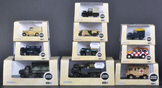 COLLECTION OF ASSORTED OXFORD DIECAST 1/76 SCALE MILITARY MODELS