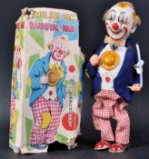 ORIGINAL VINTAGE JAPANESE TINPLATE CLOCKWORK MECHANICAL CLOWN