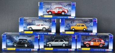 COLLECTION OF CORGI VANGUARDS 1/43 SCALE DIECAST MODEL CARS