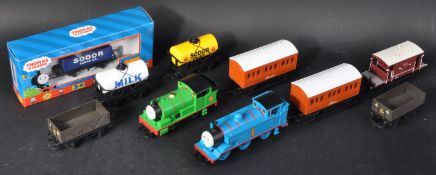 COLLECTION OF HORNBY THOMAS THE TANK ENGINE LOCOS & CARRIAGES