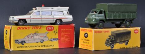 TWO VINTAGE DINKY TOYS BOXED DIECAST MODELS