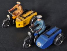 TWO VINTAGE DGM DAVE GILBERT MODELS DIECAST MOTORBIKES