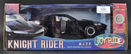 ORIGINAL ERTL JOY RIDE 1/18 SCALE DIECAST MODEL K.I.T.T CAR