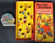 VINTAGE CHAD VALLEY SNOW WHITE & THE SEVEN DWARFS BAGATELLE