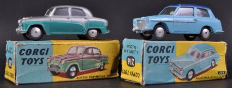 TWO VINTAGE CORGI TOYS DIECAST MODEL CARS