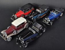 COLLECTION OF FRANKLIN MINT DIECAST MODEL CARS