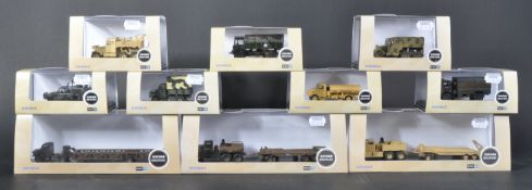 COLLECTION OF ASSORTED OXFORD DIECAST 1/76 SCALE MILITARY MODELS
