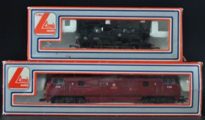TWO LIMA 00 GAUGE MODEL RAILWAY TRAINSET LOCOMOTIVES