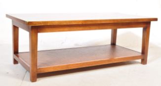 CONTEMPORARY HANDWOOD COFFEE TABLE