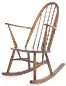 ERCOL - LUCIEN ERCOLANI - MODEL 428 - RETRO VINTAGE ROCKING CHAIR