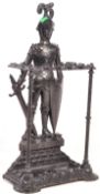 VINTAGE CAST IRON KNIGHT UMBRELLA STAND