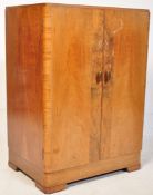 20TH CENTURY ART DECO WALNUT VENEER VINYL RECORD CABINET
