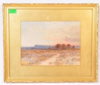 EARLY 200TH CENTURY WATERCOLOUR PAINTING OF A COASTAL SCENE