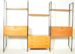 ROBERT HEAL - STAPLES LADDERAX - RETRO 1960S TEAK WALL UNIT