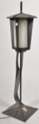 RETRO VINTAGE PATINATED METAL STANDARD LAMP