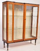 RETRO VINTAGE MID 20TH CENTURY ATOMIC CHINA DISPLAY CABINET