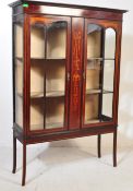 EARLY 20TH CENTURY EDWARDIAN CHINA DISPLAY CABINET