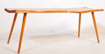 RETRO VINTAGE MID 20TH CENTURY 1960S LIVE EDGE COFFEE TABLE