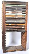 LARGE VINTAGE EARLY 20TH CENTURY OAK 19 DRAWER PRINTERS CHEST