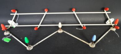 PAIR OF MID CENTURY ATOMIC SPUTNIK STYLE COAT RACKS