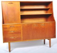 JENTIQUE - 1970S TEAK HIGH BOARD / SIDEBOARD CREDENZA