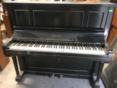 GODFREY OF BRISTOL - EBONISED UPRIGHT PIANO