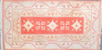 LARGE 20TH CENTURY TURKISH WOOL ON WOOL RUG