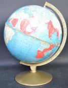 MID CENTURY 1960S TABLE TOP GLOBE